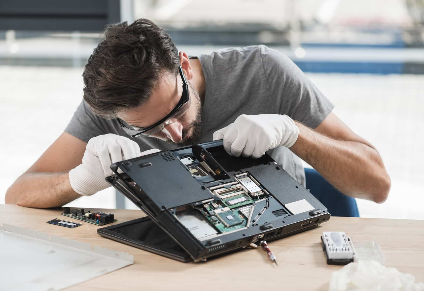 Repair or replace a broken computer